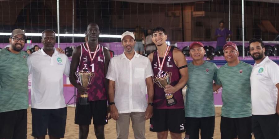  المنتخب القطري للكرة الطائرة الشاطئية يحرز الميدالية الفضية في بطولة غرب آسيا