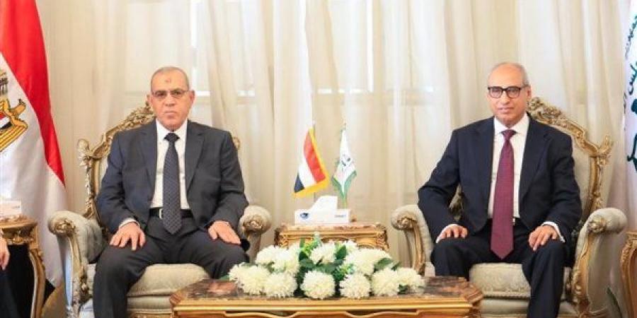 رئيس مجلس الدولة خلال لقائه بوفد القضاء الأعلى: حريصون على ترسيخ سيادة القانون وتحقيق العدالة الناجزة