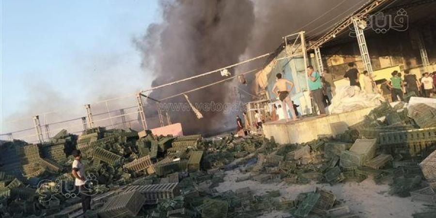 14مصابًا في حريق مصنع موالح بمنيا القمح، ومحافظ الشرقية يوجه بفحص التوصيلات الكهربائية (صور)