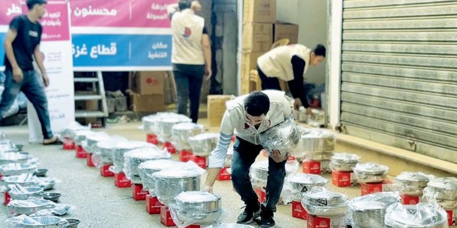 قطر الخيرية تدعم 8 آلاف أسرة في غزة
